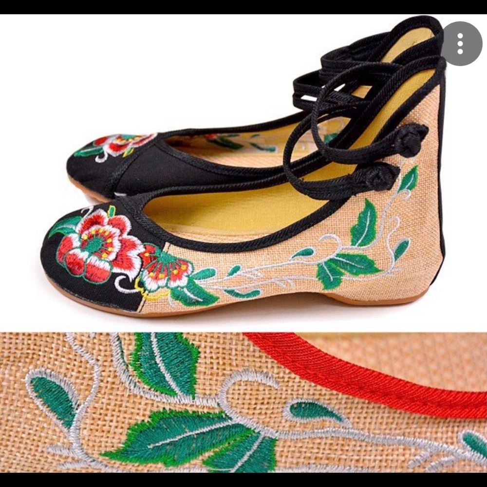 NWOT Chinese Flat Shoes